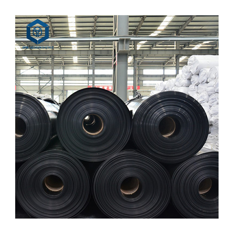0,5 мм подкладка для рыбной фермы, 0,7 мм, водостойкая геомембрана HDPE, производитель 1 мм геомембраны для пруда