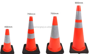 Jiachen Nhà Máy Trực Tiếp 700 Mét Nón Giao Thông Giá Tốt Nhất Cho PVC Nón Giao Thông - Product Image 6