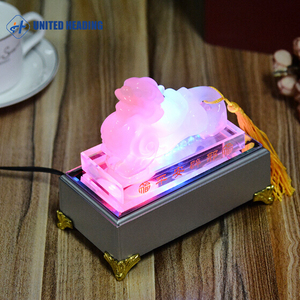 Pin Hoặc Bộ Chuyển Đổi Được Cung Cấp Hình Chữ Nhật Nhiều Màu 3D/2d Led Crystal Light Base - Product Image 6