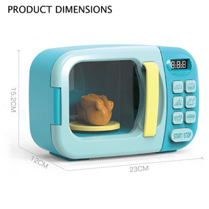 Forno a Microonde <span class=keywords><strong>Giocattolo</strong></span> Jacko Toys in Plastica ABS con Luci, Suoni e Rotazione per Bambini 3+ Set Cucina Gioco di Ruolo - Product Image 5
