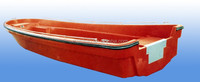 Solas gfk-material gebrauchte schiffe Motor und manuelle art meeres-rettungsboot zum verkauf