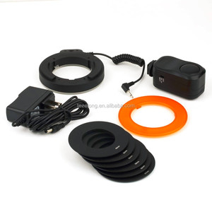 W48 Kính Hiển Vi Vòng Nhiếp Ảnh <span class=keywords><strong>Flash</strong></span> Ống Kính Video Máy Ảnh Chụp Điền Vào LED Light Lamp cho Canon <span class=keywords><strong>Nikon</strong></span> đối với Sony FUJI DSLR máy ảnh - Product Image 5