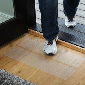 Cinta DE SEGURIDAD antideslizante transparente para peldaños de escalera de 4 "* 24" para interiores, exteriores, <span class=keywords><strong>PEVA</strong></span> - Product Image 2