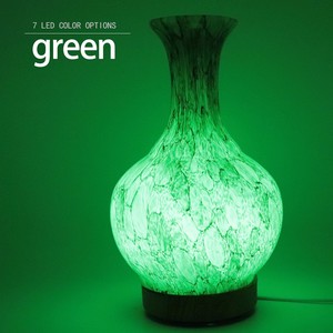 Hidly แจกันแก้วหอมระเหย100มล.,เครื่องพ่นไอน้ำน้ำมันหอมระเหยพร้อมไฟ LED หลากสีเครื่องทำความชื้นละอองน้ำเย็นราคาโรงงานสำหรับรีสอร์ท - Product Image 1