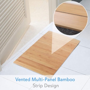 Di bambù Tappetino Da <span class=keywords><strong>Bagno</strong></span> <span class=keywords><strong>Tappeto</strong></span> Pavimento-<span class=keywords><strong>Impermeabile</strong></span> e Resistente Agli Agenti Atmosferici <span class=keywords><strong>Bagno</strong></span> Con Doccia In Legno Naturale Del Piede <span class=keywords><strong>Tappeto</strong></span> - Product Image 2