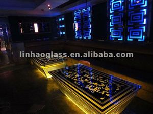 Mesas de Bar de cristal redondas modernas para discotecas, salones, hoteles y KTVs fabricados en la provincia de Guangdong - Product Image 4