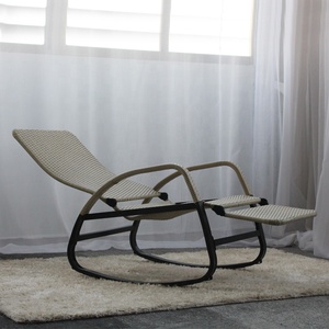 <span class=keywords><strong>Chaise</strong></span> longue <span class=keywords><strong>de</strong></span> <span class=keywords><strong>jardin</strong></span> en rotin moderne en métal <span class=keywords><strong>de</strong></span> luxe pour le camping - Product Image 2