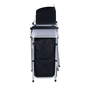 <span class=keywords><strong>Meuble</strong></span> <span class=keywords><strong>de</strong></span> <span class=keywords><strong>rangement</strong></span> pliant portable en aluminium pour barbecue <span class=keywords><strong>de</strong></span> <span class=keywords><strong>camping</strong></span> extérieur, table <span class=keywords><strong>de</strong></span> cuisine extérieure en MDF 5mm, vente en gros d'usine - Product Image 4