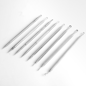 Strumenti per rimuovere i punti neri in acciaio inossidabile estrattore brufoli <span class=keywords><strong>Acne</strong></span> ago per imperfezioni - Product Image 3