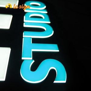 LC tường treo Acrylic hiển thị quảng cáo <span class=keywords><strong>LED</strong></span> chữ cái để làm cho dấu hiệu 3D hộp Đèn - Product Image 3