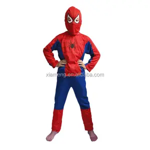 2016 niños de halloween trajes niños cosplay costome spiderman traje Hallowen
