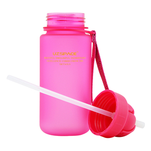2018 <span class=keywords><strong>Amazon</strong></span> BPA bebé libre de plástico botella de agua potable con paja, taza de entrenamiento para niños 400 ml - Product Image 4