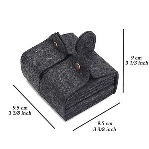 2 pacco Appeso Dell'organizzatore di Immagazzinamento Pieghevole Feltro <span class=keywords><strong>Scatola</strong></span> di Immagazzinaggio Set di Calze Cravatte <span class=keywords><strong>Fazzoletti</strong></span> - Product Image 5