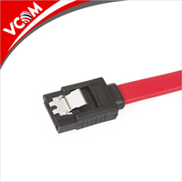 Cable Interno de Disco Duro SATA II RAID con Conector en Ángulo Recto para HDD/SSD con Bloqueo