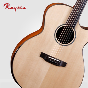 جيتار موهبة طبيعي مصقول صوتي مع d-adario EXP16 وشكل جيتار محدد مع لوحة الأصابع - Product Image 4