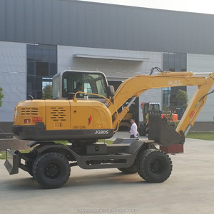 Usine directe vente 6.5 tonnes <span class=keywords><strong>mini</strong></span> <span class=keywords><strong>pelle</strong></span> <span class=keywords><strong>sur</strong></span> pneus prix - Product Image 3