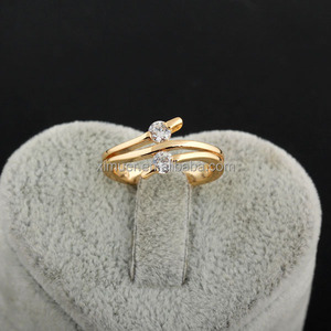 Nuovissimo Anello da Donna con Cristalli, Anello con Diamante, Anello in Oro da <span class=keywords><strong>2</strong></span> Grammi - Product Image 1