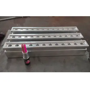 Multi cavities plastic tooling foundation stick mould lipstick filling mold, lipstick mold silicone