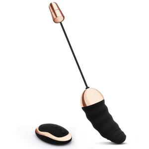 Vibratore a doppia figa con uovo vibrante in Silicone con telecomando di nuovo <span class=keywords><strong>design</strong></span> - Product Image 2