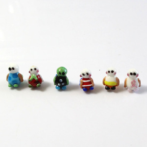 Perle in Vetro di Murano a Forma di Ape, Lavorazione Lampwork - Product Image 4