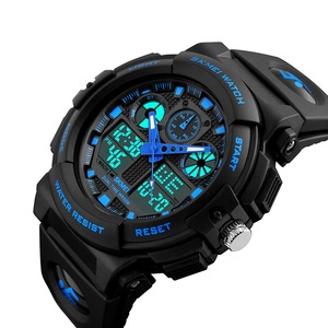 SKMEI Dual Time-reloj analógico Digital para hombre, deportivo, resistente al agua, Masculino - Product Image 2