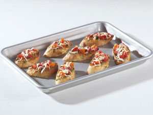 Khay Nướng Bánh Lớn Độ Bền Cao Hình Chữ Nhật Thiết Thực Tấm Bánh Quy Bằng Nhôm - Product Image 2