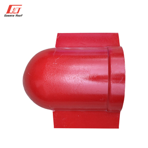 Fin <span class=keywords><strong>de</strong></span> Inclinée Ridge conception <span class=keywords><strong>de</strong></span> toiture matériaux <span class=keywords><strong>de</strong></span> construction guangzhou bardeaux <span class=keywords><strong>de</strong></span> toit carreaux en Résine Synthétique fin Incliné Tuile Faîtière - Product Image 3