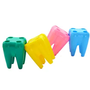 Soporte de plástico para cepillo de dientes con impresión de logotipo personalizado, soporte para cepillo de dientes para niños