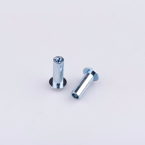 Zinc Plaqué Tête Ronde En Acier Semi-Creux <span class=keywords><strong>Rivet</strong></span> - Product Image 2