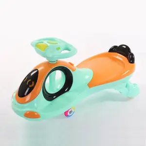 Multiple Colour With Working Lights And Music Anti-rollover The New Assemblable Kids' Swing Car
