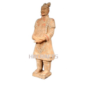 170 سنتيمتر شمعي الضباط برتبة جنرال مغلقة أمام متحف الطين المحارب تمثال حديقة - Product Image 4