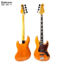 Guitare basse électrique avec 4 cordes, couleur coucher du soleil, vente en gros, livraison gratuite
