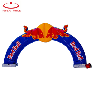 Bebida al aire libre promoción nuevo diseño personalizado Red Bull inflable arco - Product Image 1