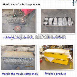 Stampo per macchina a blocchi stampo per finitrice ad incastro in calcestruzzo stampo per mattoni solidi vuoti - Product Image 6