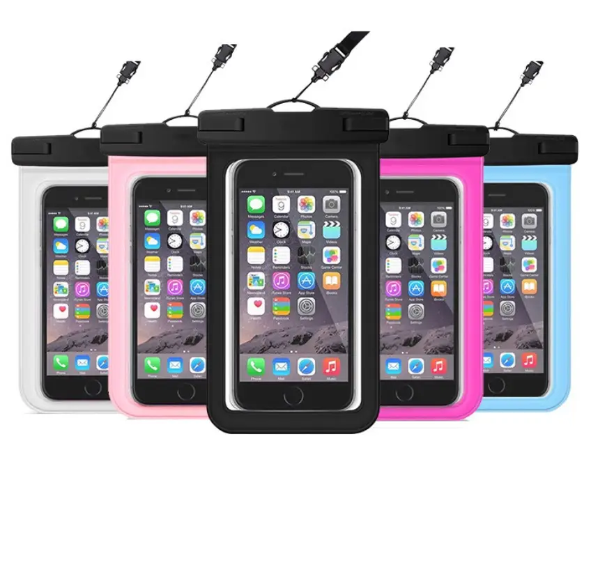 2022 IPX8 Custom Waterproof Cell Phone Case Best Water Proof for iphone 7   Dustproof  Snowproof Pouch Bag for iphone