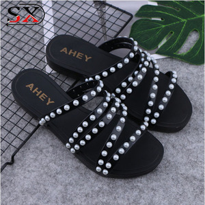 Nuova Estate Glitter Pantofole Paillettes Donne Infradito Scarpe Piatte Lady Beach Sandalo - Product Image 5