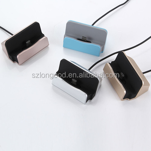 Haute Qualité Data sync Charge Dock Station Chargeur De Bureau D'accueil Pour Andriod téléphone avec Type-C USB Câble