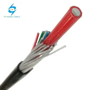 16mm2 trenzado XLPE solidal aluminio pvc split concéntricos neutral BS 7870 cable