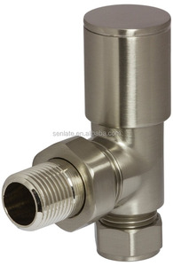 Vannes de <span class=keywords><strong>radiateur</strong></span> chromées et brossées SUN-V01/V02, vannes droites et vannes coudées - Product Image 5