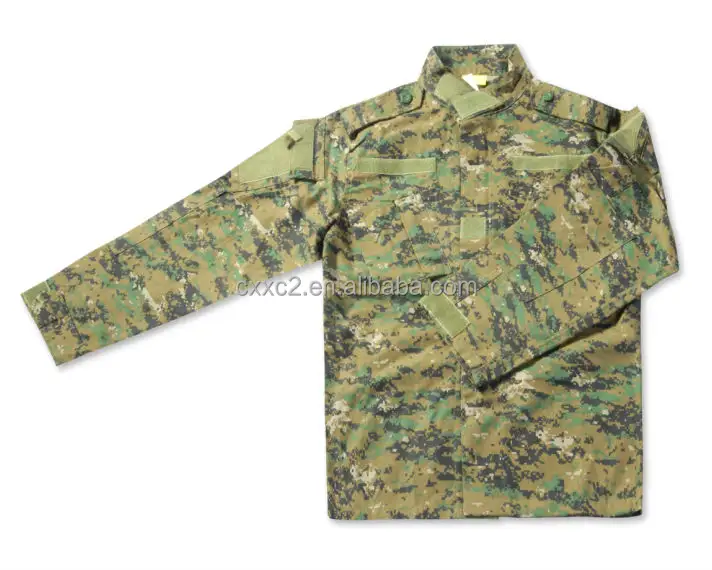 เสื้อแจ็กเก็ตพร้อมกางเกง BDU,ชุดฝึกรบลายพราง