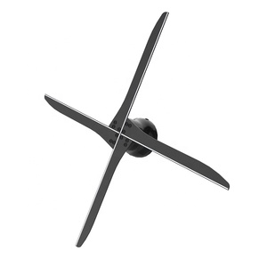 Nuovissimo Display Pubblicitario 3D a Parete con Ventola LED Olografica Realizzato in Alluminio Resistente - Product Image 5