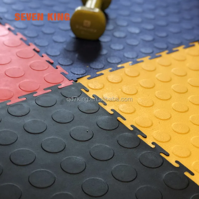 Milieuvriendelijke Garage Plastic Floor Mat/Pvc Grijpende Tegels