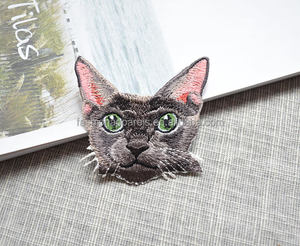 Parches bordados de gatos lindos de Venta caliente, parches de hierro de animales de moda - Product Image 6