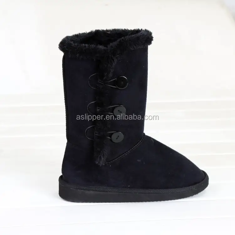ladies fashion colorful fur shoes women winter snow ankle boot