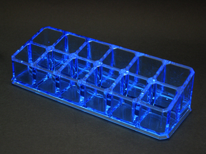 Vitrina de collar moderna de acrílico amarillo de 12 vías - Product Image 2