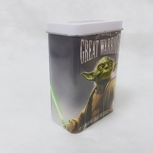 ที่กำหนดเองสี่เหลี่ยมผืนผ้าที่ว่างเปล่ากล่องดีบุกบุหรี่ที่มีบานพับ - Product Image 3