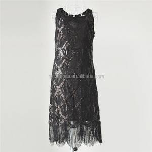 <span class=keywords><strong>Robe</strong></span> à rabat à franges avec perles et paillettes, 1920, décor artistique de bestdanse, vintage, Costume Gatsby, sarcelle, perles - Product Image 3