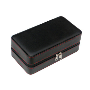 Özel modern çin'de yapılan lüks İspanyol sedir ahşap raflar deri seyahat puro kılıfı <span class=keywords><strong>humidor</strong></span> - Product Image 2