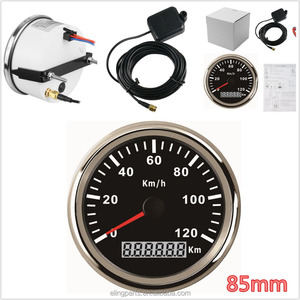GPS velocímetro cuentakilómetros velometer 0-120 km/h velocidad para car Truck motocicleta 85mm 12 V 24 V con luz de fondo - Product Image 3