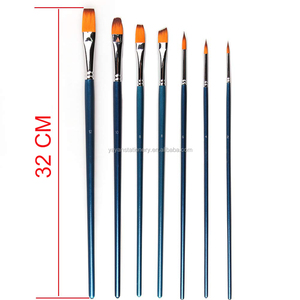 Di fascia alta 6 pz/set Bi-colore Nylon sintetico lucidatura manico in legno <span class=keywords><strong>acquerello</strong></span> <span class=keywords><strong>pennelli</strong></span> <span class=keywords><strong>per</strong></span> artista - Product Image 2